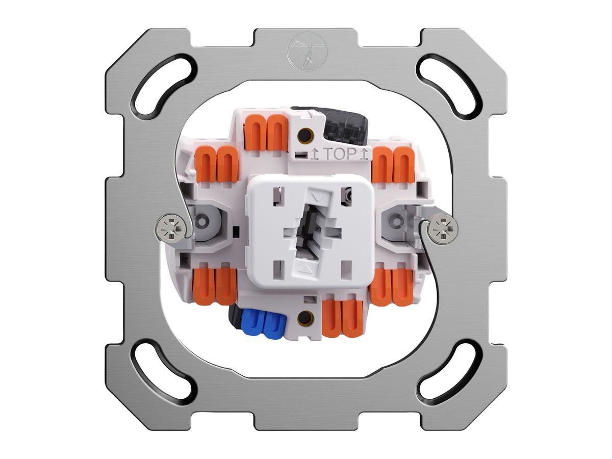 Einsatz Leuchtdruckschalter FH 6/1L KS, LED weiss beleuchtet