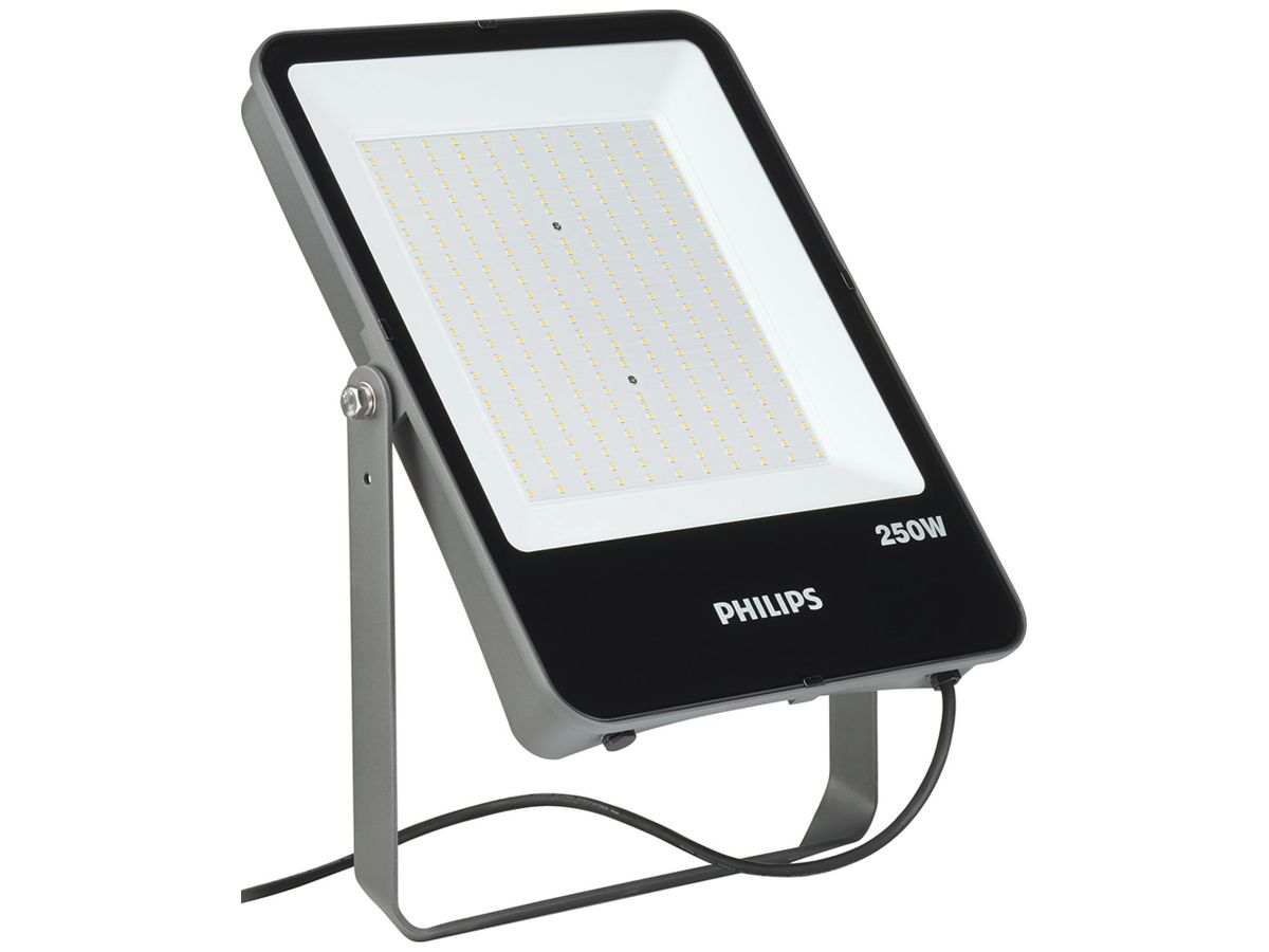 LED-Strahler Philips Ledinaire 250W 30000lm 840 IP65 110° 52×354×496mm grau