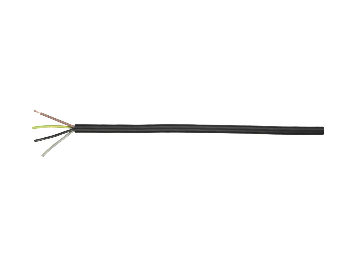 Kabel Gd 2×0.75mm² 2L/LN schwarz