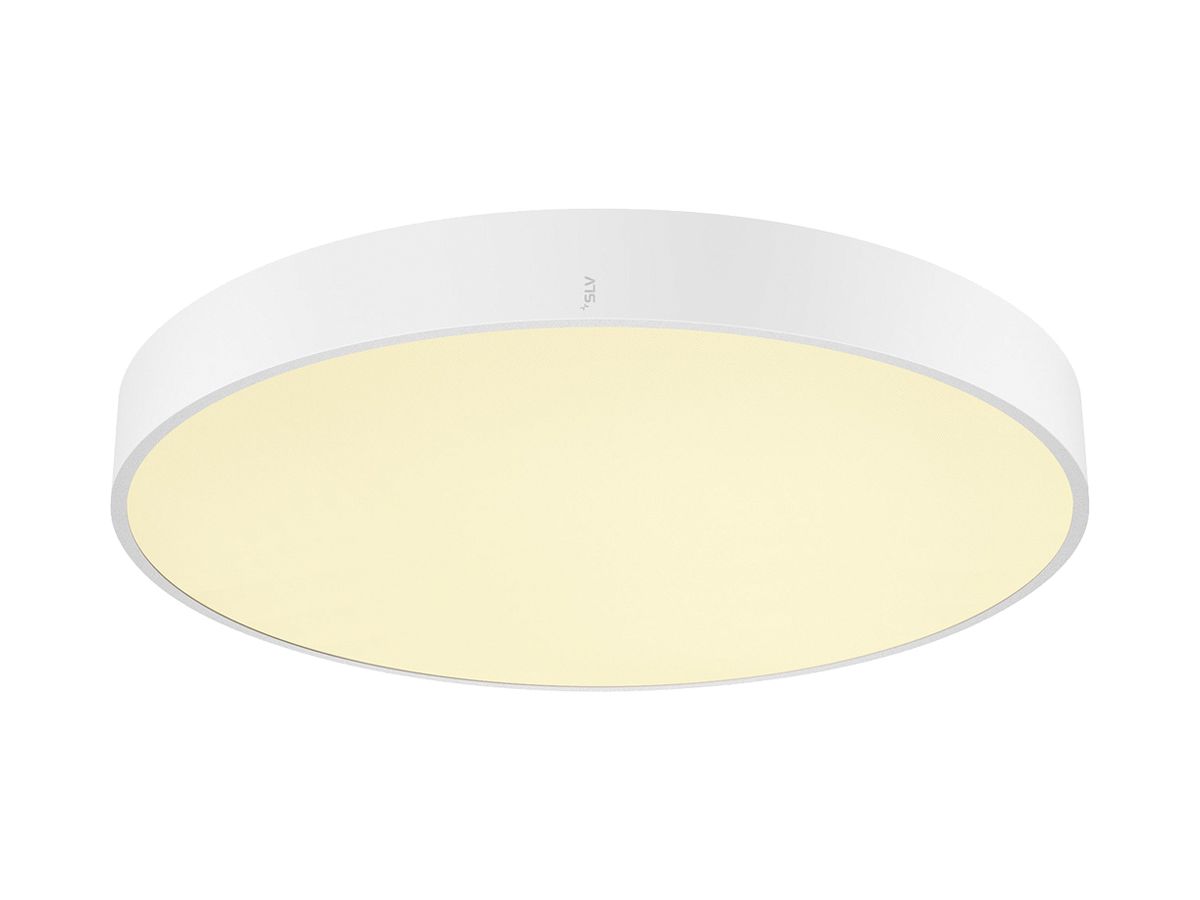 LED-Deckenleuchte SLV MEDO PRO 60 37W 5100lm 930/940 IP50 DIM Ø600mm weiss