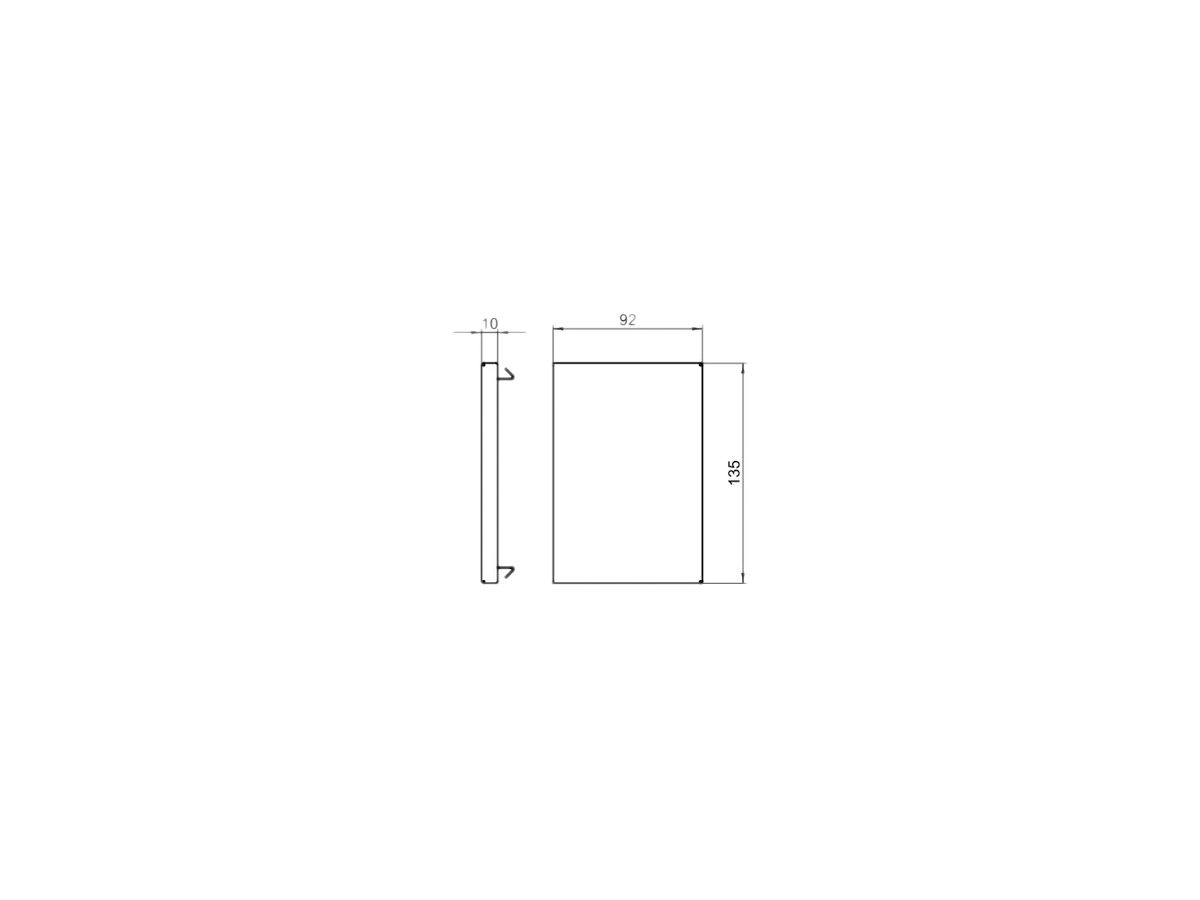 Endstück Bettermann GS-E90130 reinweiss