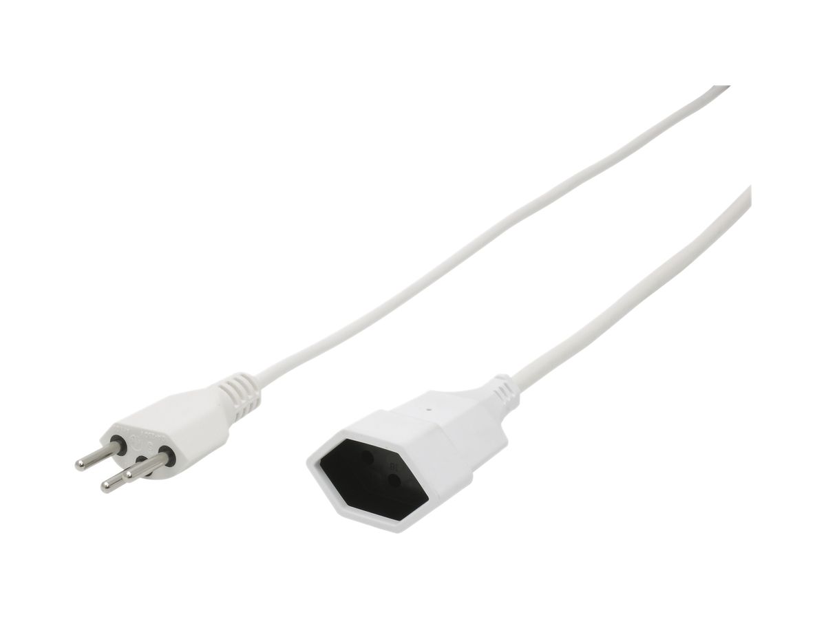 Verlängerungskabel MAX HAURI EXTEND PVC 10A 250V 3×1mm² Typ 12/Typ 13 2m ws