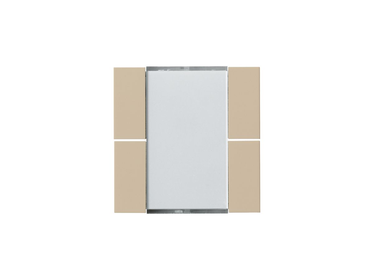 Frontset Hager kallysto 4×KNX beige