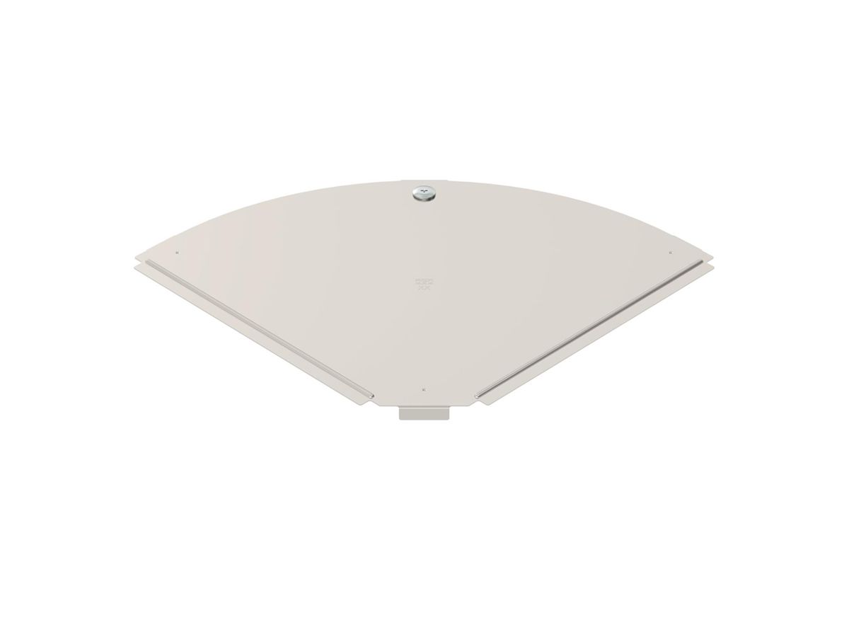 Deckel BET RBD 90° 300mm Edelstahl A4 blank