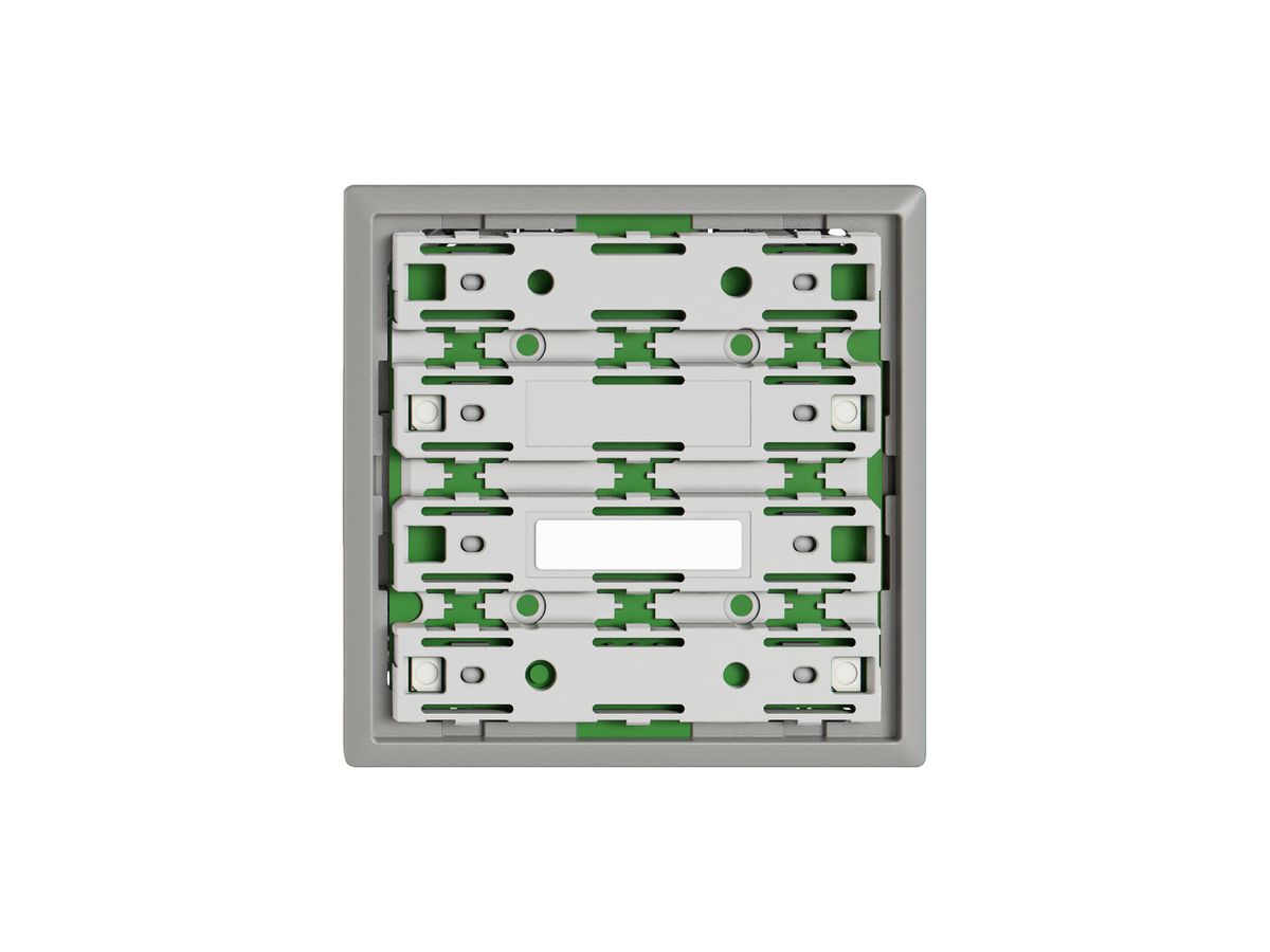 Frontplatte EDIZIO.liv SNAPFIX® für UNI-Taster 3901-1 ohne LED hgu