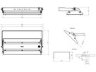 LED-Hallenstrahler GentleSpace 108W 17000lm 840 IP65 WB DALI 377×656