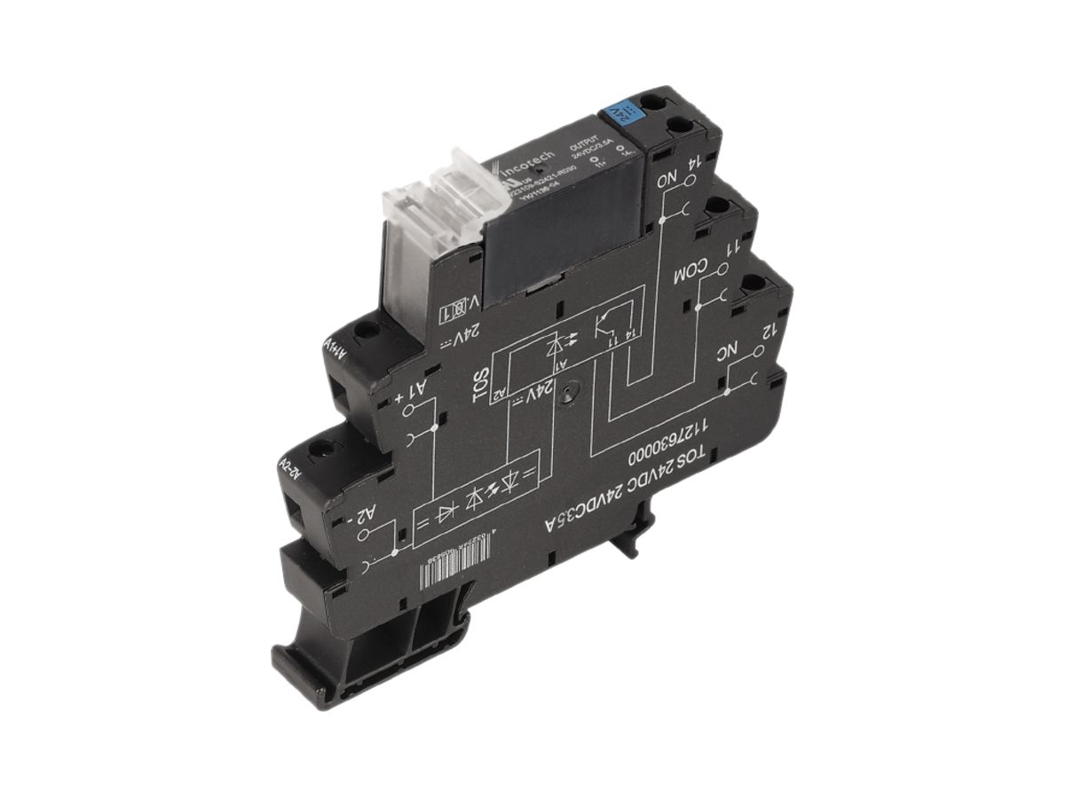 Halbleiterrelais TERMSERIES TOS 24VDC 1S MOS-FET 3…33VDC 5A Schraub