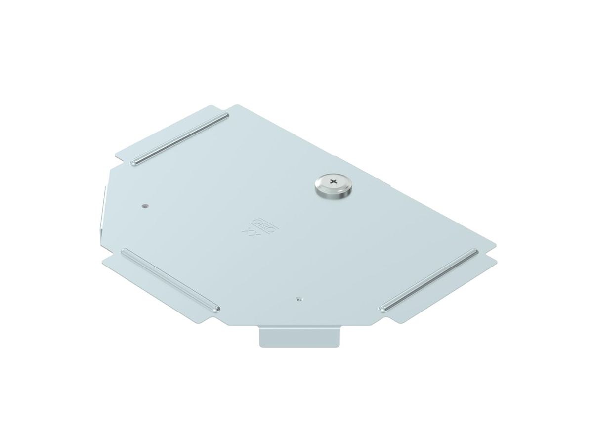 Deckel BET RTD zu T-Stück 100mm Stahl bandverzinkt