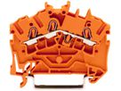 Durchgangsklemme WAGO TOPJOB S 4mm² 3L orange