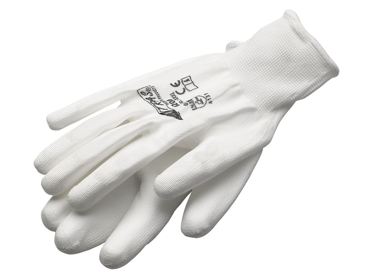 Arbeitshandschuhe CIMCO Skinny Soft White Grösse 9/L weiss