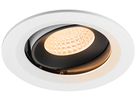 LED-Downlight SLV NUMINOS MOVE M 12W 1700lm 2700K WB DALI Ø120 ws/sz