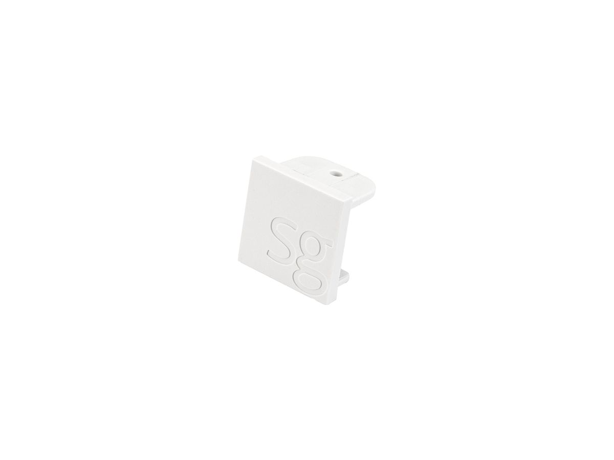 Endkappe SG Zip 24×22×15mm Kunststoff weiss