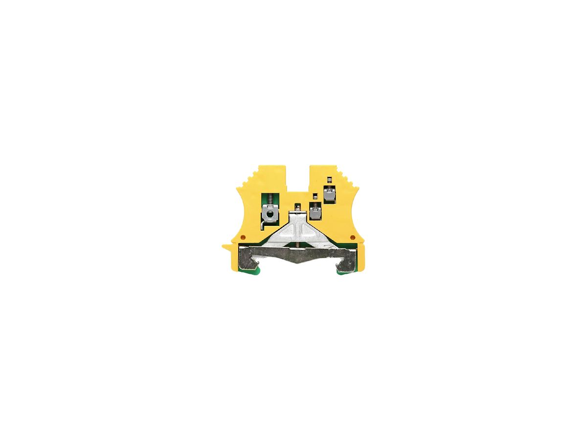 Schutzleiter-Reihenklemme Weidmüller WPE /ZR Schraubanschluss 2.5mm² grün-gelb