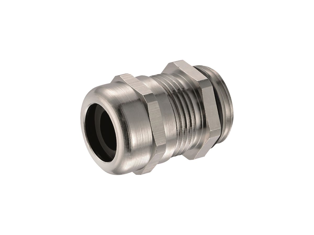 Kabelverschraubung WADI AB, PG9 für Kabel Ø5…10mm 6mm Messing vernickelt IP68