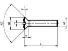 Linsenkopfschraube M5×30mm verz.4.8 VSM 13322/DIN 964