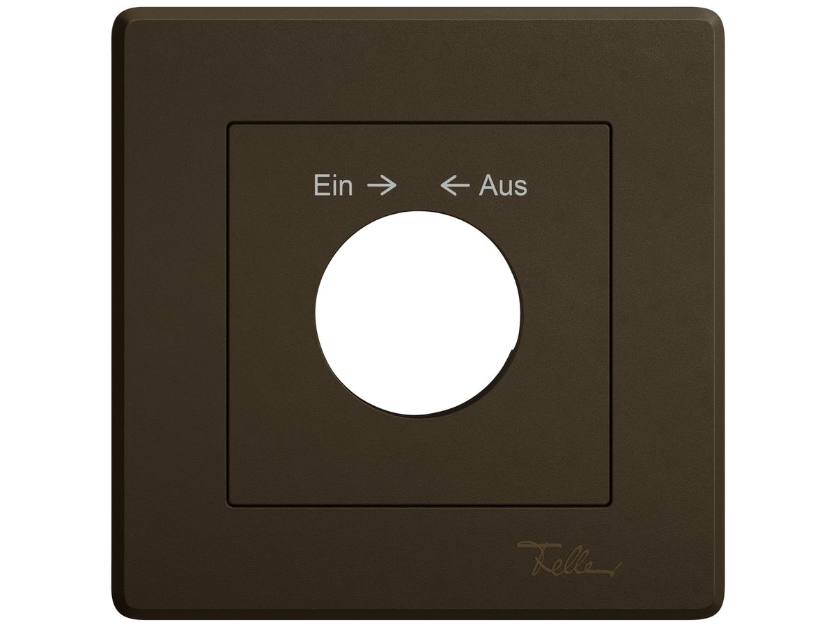 UP-Montageset EDIZIO.liv SNAPFIX® f.Drehschalter m.Schloss Ein → ← Aus br