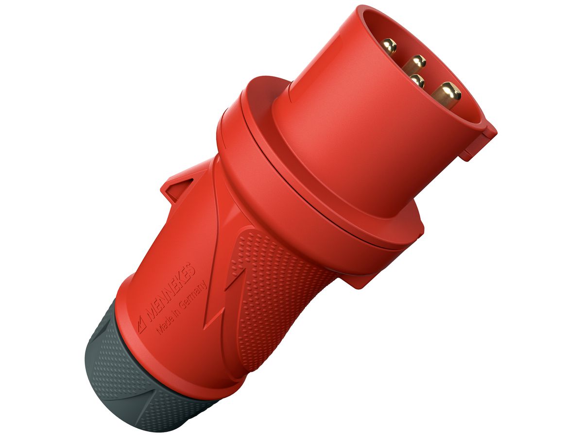 Stecker CEE Mennekes PowerTOP Xtra 4P 16A 400V 6h rt IP54 Schraubklemme