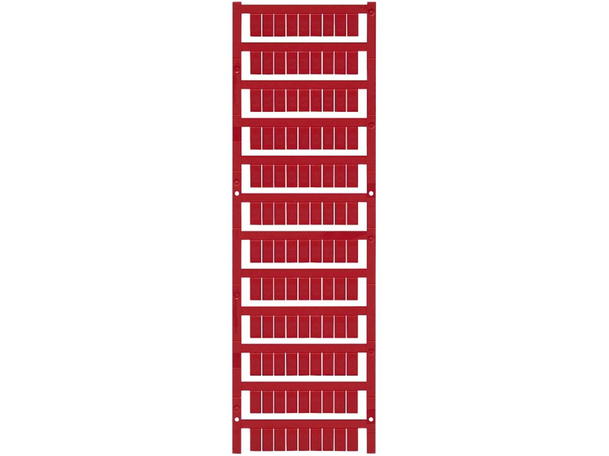 Klemmenmarkierer Weidmüller MultiCard WS 12×6.5mm PA66 rot