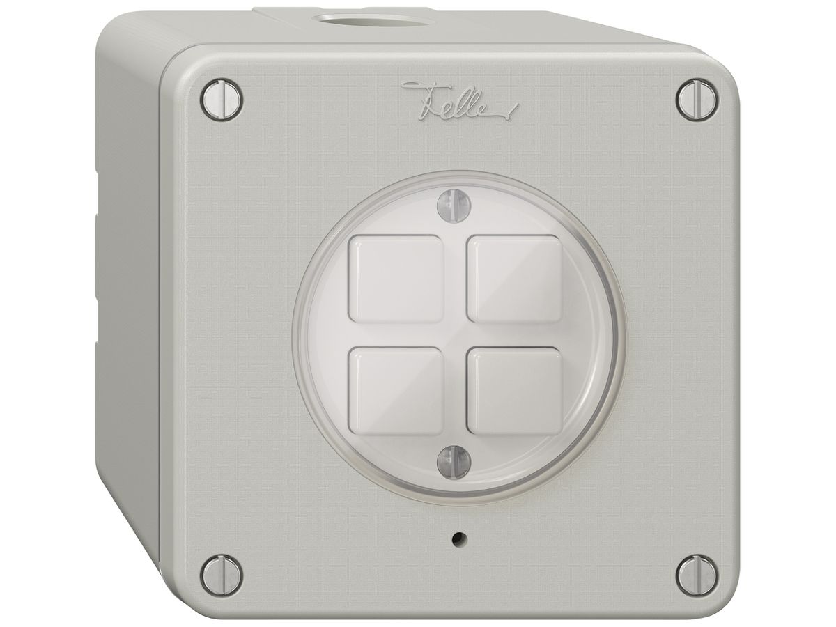 AP-Taster KNX RGB NEVO SNAPFIX® 4T 4B LED IP55 lgu