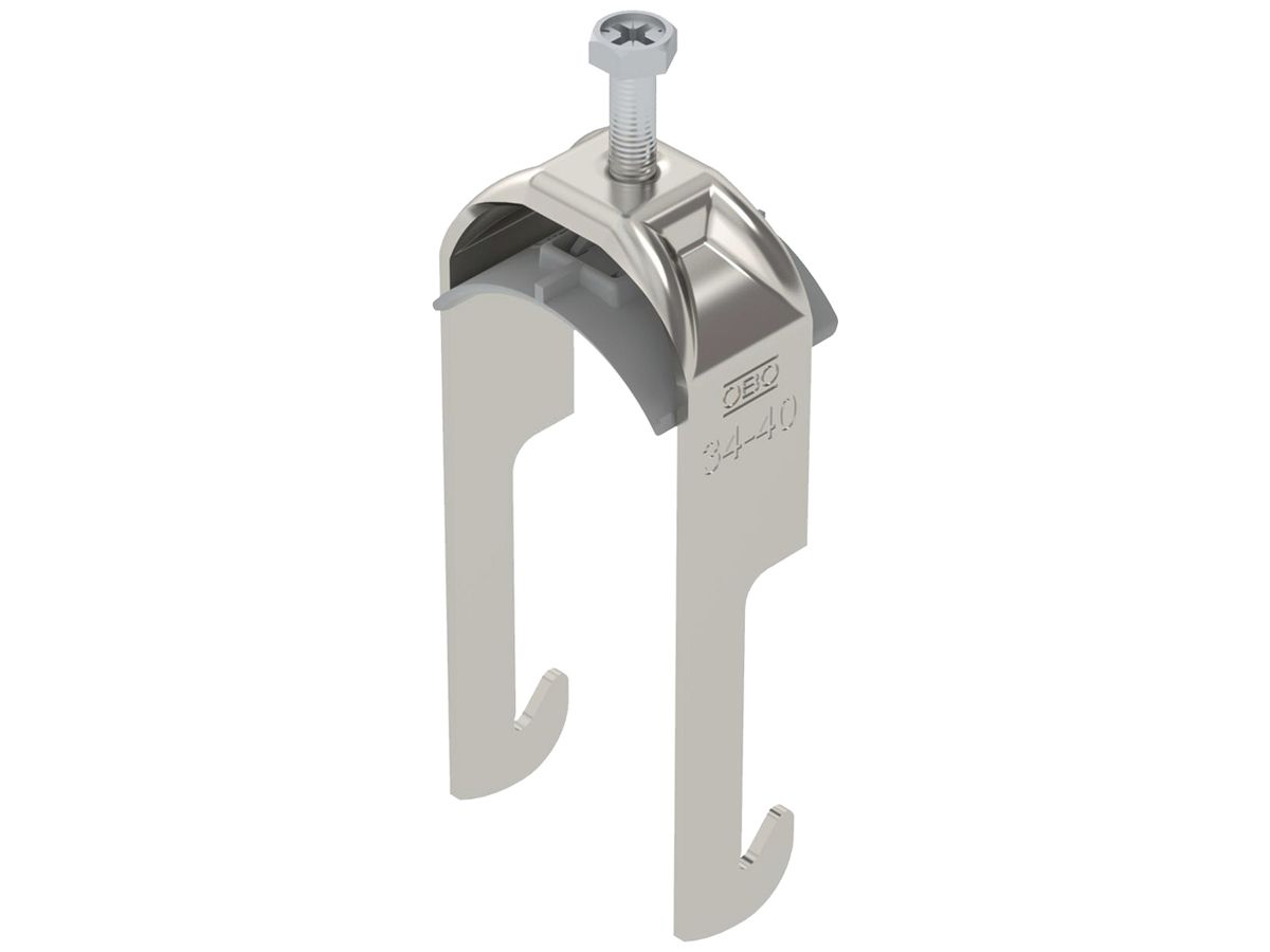 Schnellverleger BET 2056 W-Fuss Kunststoff 34…40mm 1×Kabel A2 1.4301