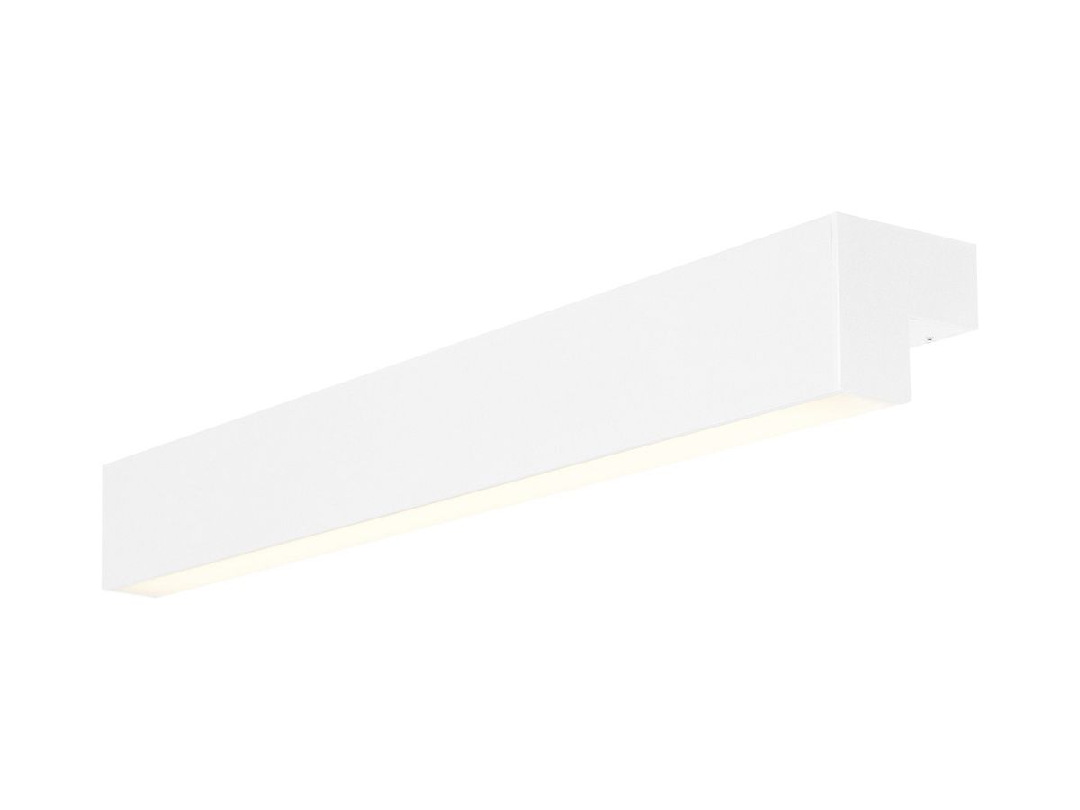 LED-Wandleuchte SLV L-LINE 60 10W 820lm 3000K IP44 618×70×70mm weiss