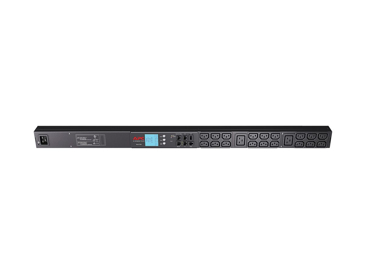 Steckdosenleiste Rack PDU 2G 56×902×44mm 18×C13 2×C19 mit Messfunktion 16A