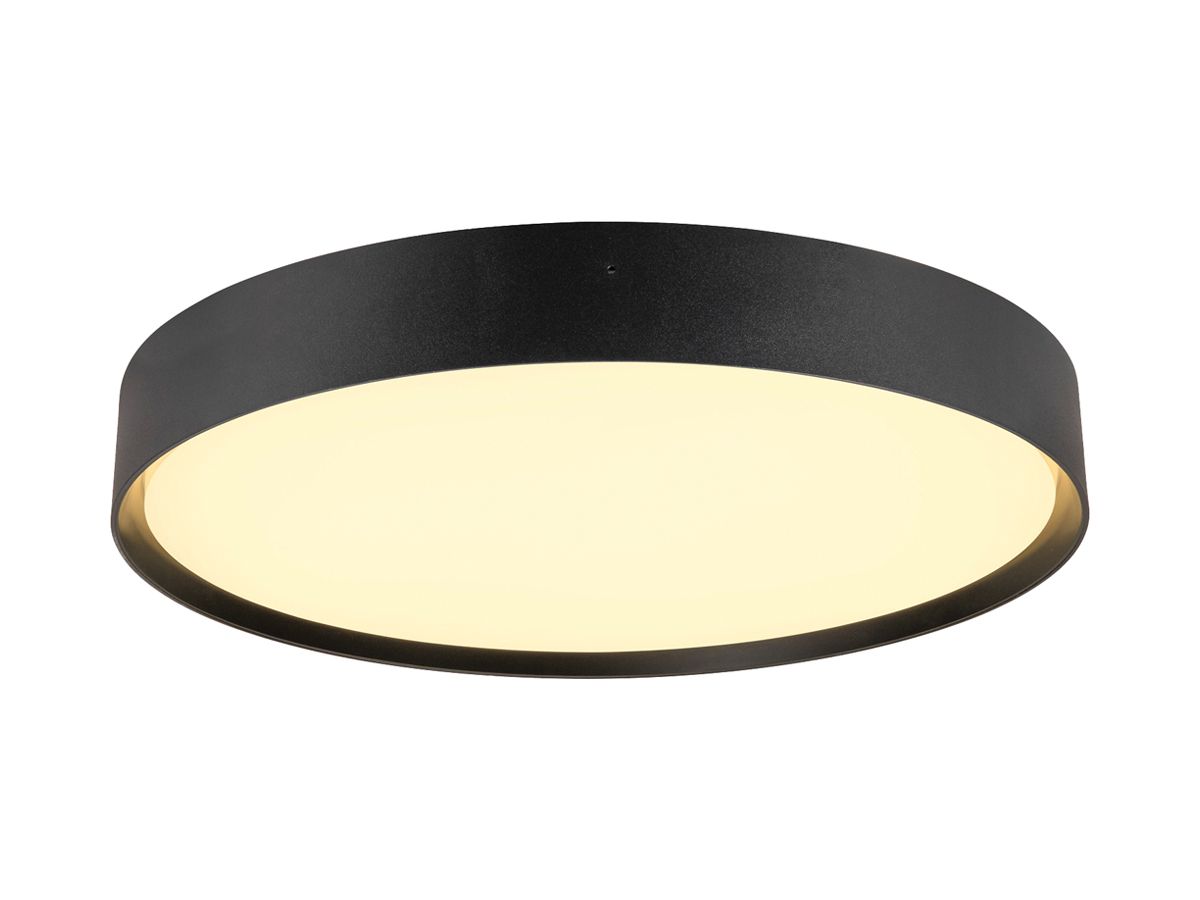 LED-Deckenleuchte SLV DECONA 42 23W 2540lm 930/940 IP44 DIM Ø420mm schwarz