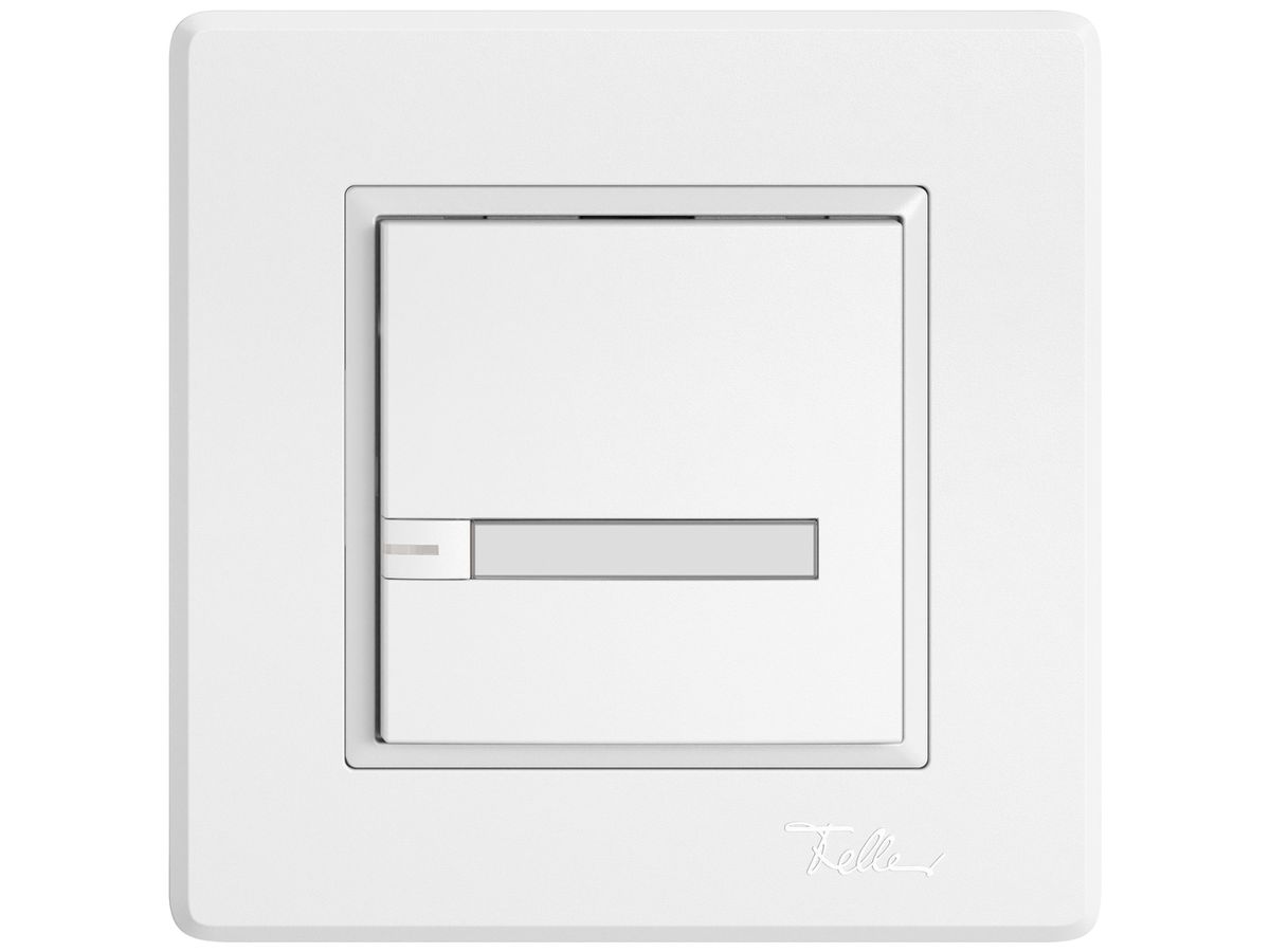 UP-KNX-Taster RGB EDIZIO.liv SNAPFIX® Temperaturfüh.RGB-LED Pap.1×T 1-Tbed.ws