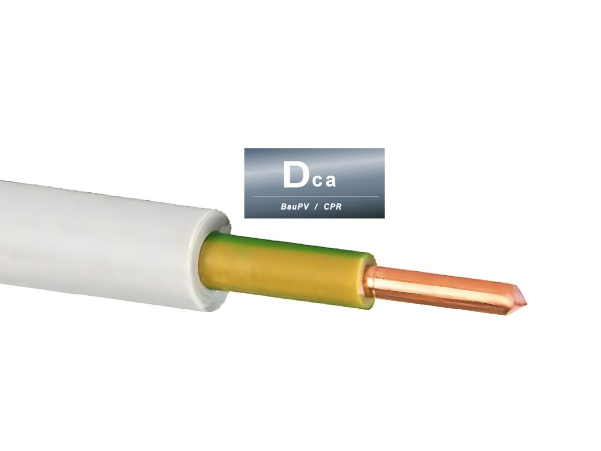 FE0 1x6mm² PE Dca gr - Dca, s2 d2 a2