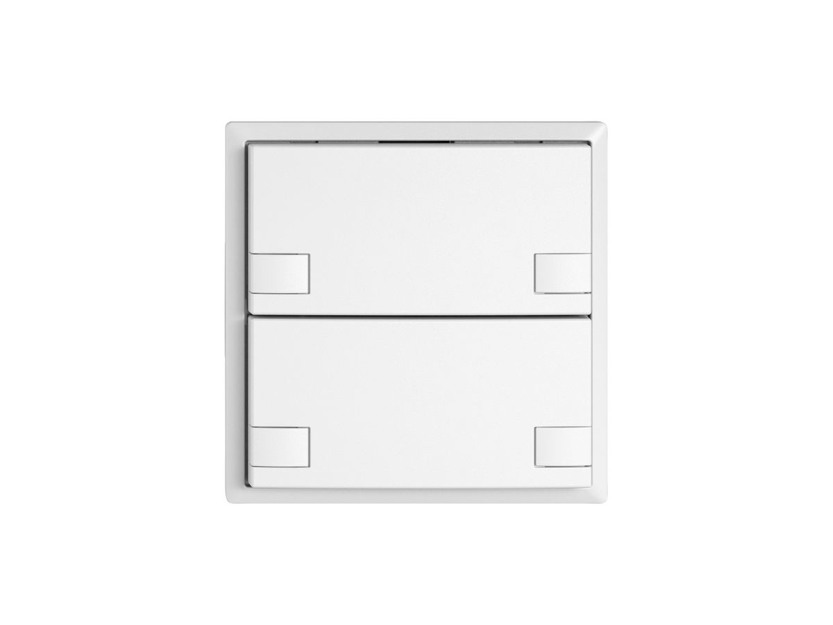 Universaltaster EDIZIO.liv UNI SNAPFIX® o.LED 2× 2-Tbed.ws