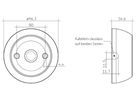 AP-Gehäuse ACU 14rs IP20 für Sensoren 5DP 14f Tridonic, weiss