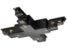 X-Verbinder SLV für AP-Stromschiene S-TRACK DALI 3-phasig schwarz