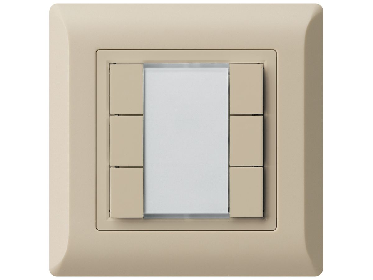 UP-Universaltaster 6×kallysto.line mit LED beige
