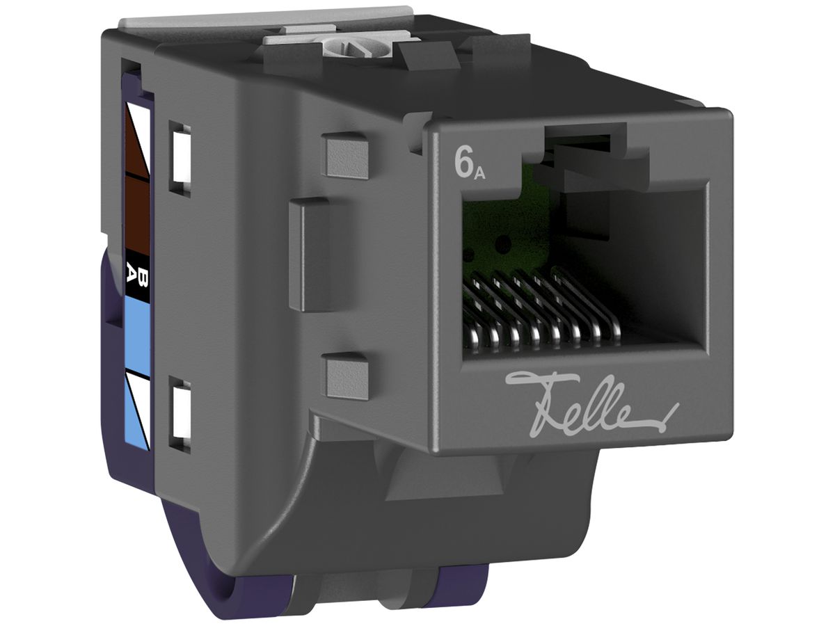 Anschlussmodul Feller EASYNET S-One RJ45 Kat.6A ungeschirmt