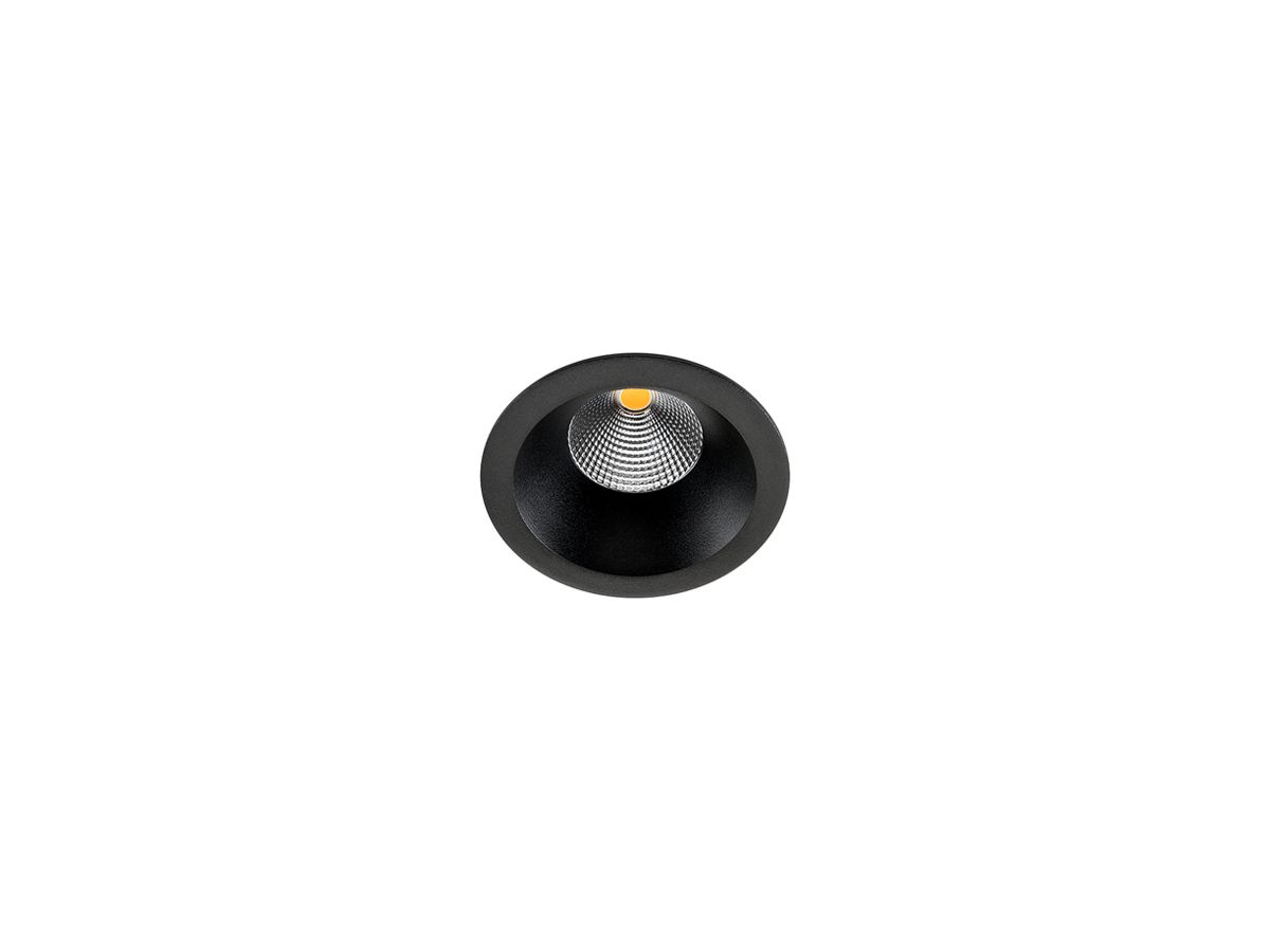 LED-Downlight SG Junistar Soft 9W 740lm 927 IP20/IP54 42° DIM Ø94mm schwarz