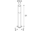 Pollerleuchte SLV BIG NAILS 50, E27 15W IP44 Edelstahl