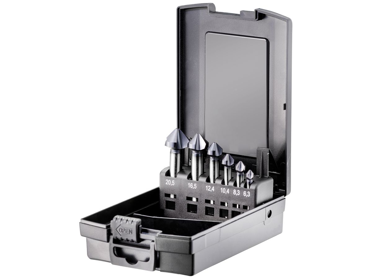 Kegelsenker-Set EFCO KGS HSS-Co Ø6.3/Ø8.3/10/12.4/16.5/20.5mm