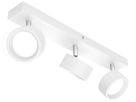 LED-Spot Philips Bracia 16.5W 1650lm 2700K 110° 430×80.5mm weiss 3×Spot