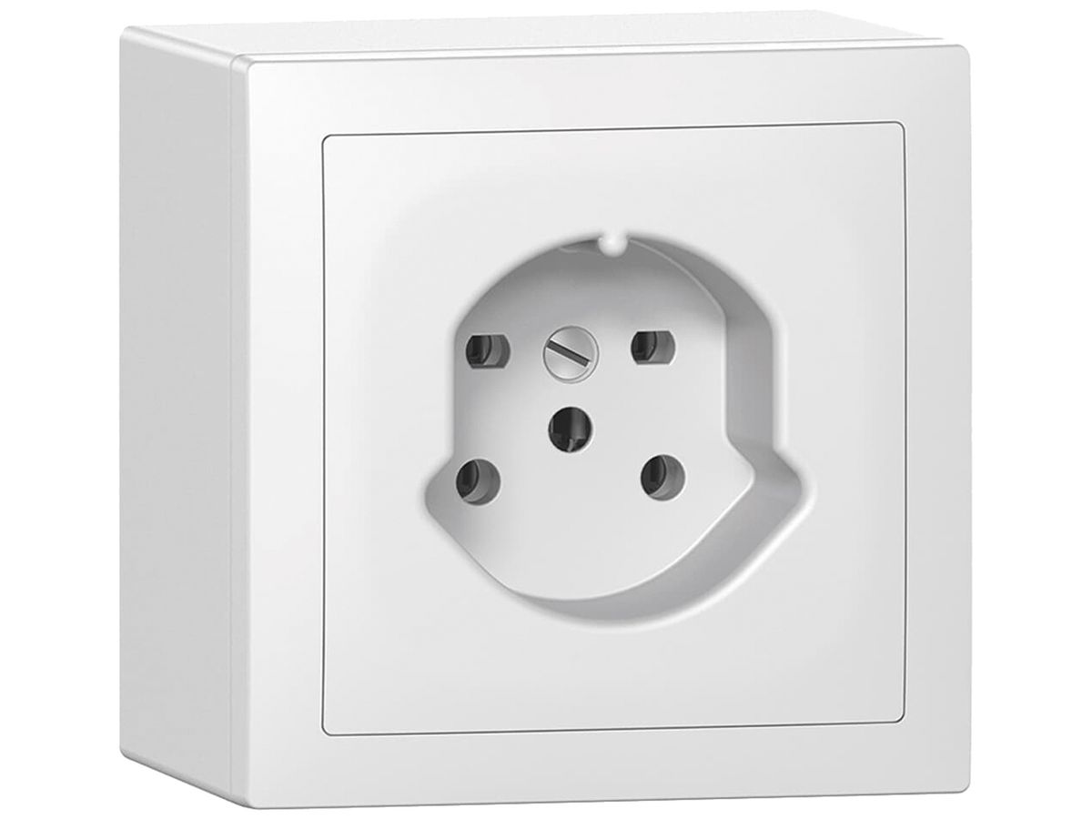 AP-Steckdose SIDUS T15 weiss