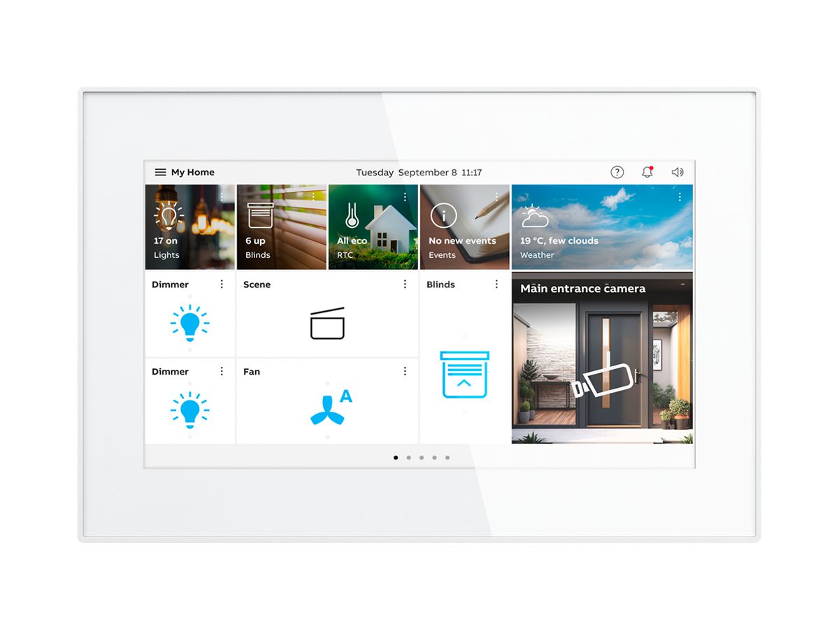Touchpanel ABB OneTouch 7" free@home/ABB-Welcome weiss