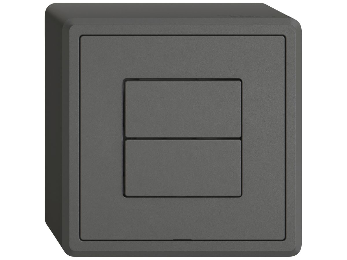 AP-Taster KNX RGB EDIZIO.liv KNX Basic SNAPFIX® 2T 2B LED dgu