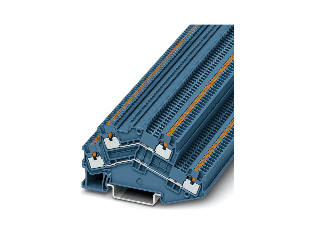 Doppelstockklemme 0.14…1.5mm² blau Push-in-An.PTTBS 1.5/S BU