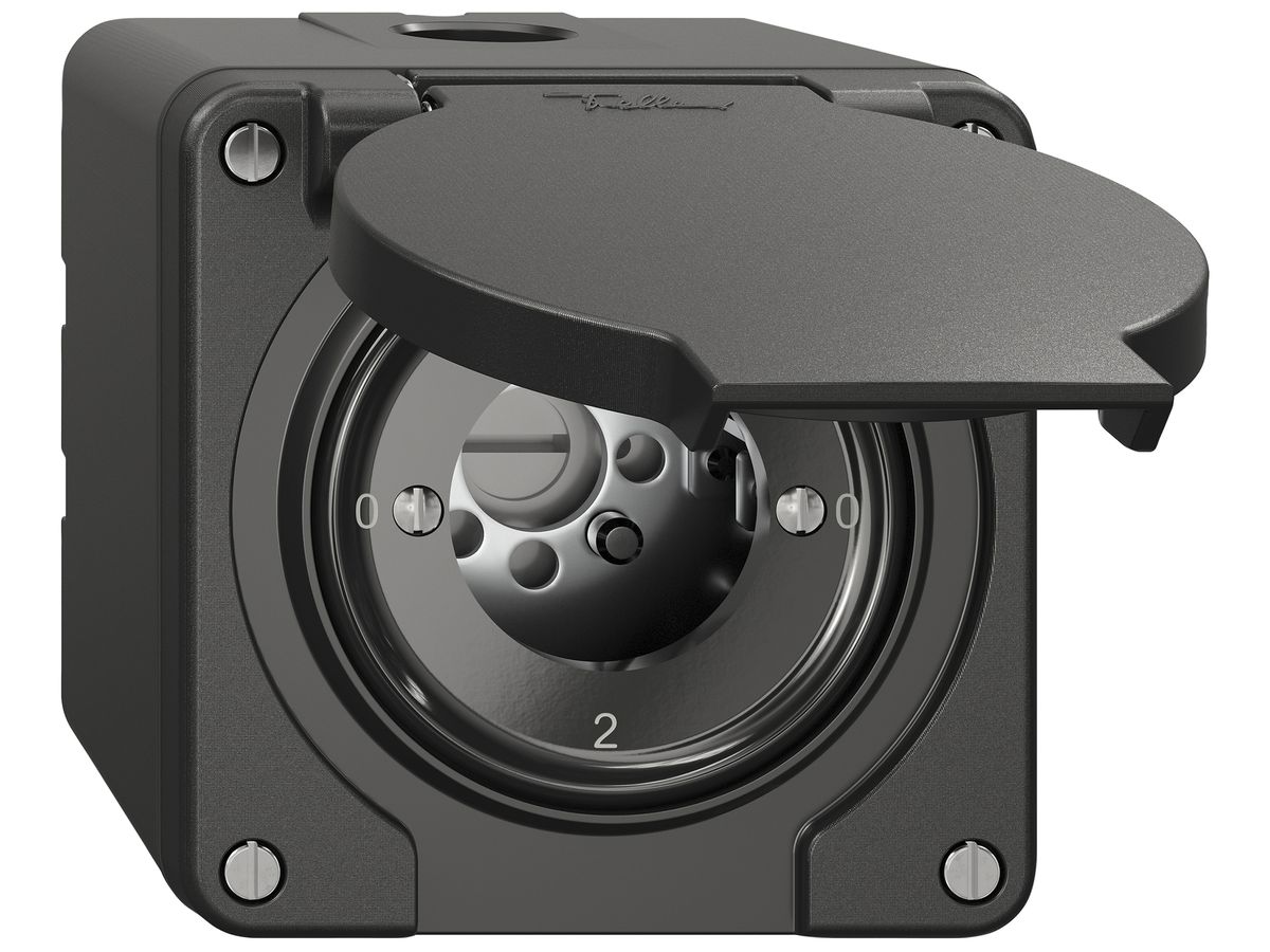 AP-Schlüsselschalter NEVO SNAPFIX® Umschalter 16A 400V 0-1-0-2 sz