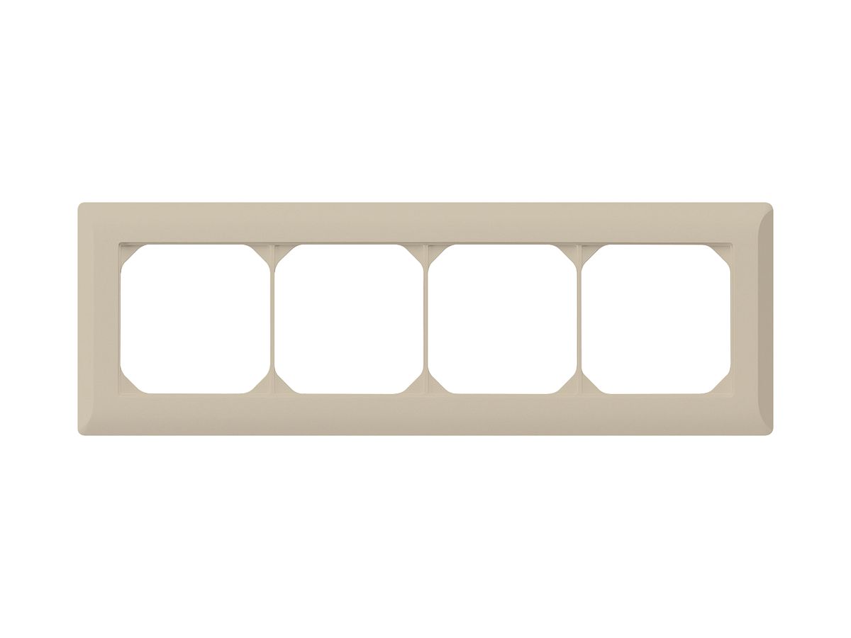 UP-Abdeckrahmen kallysto.line 1×4 beige horizontal 92×272mm