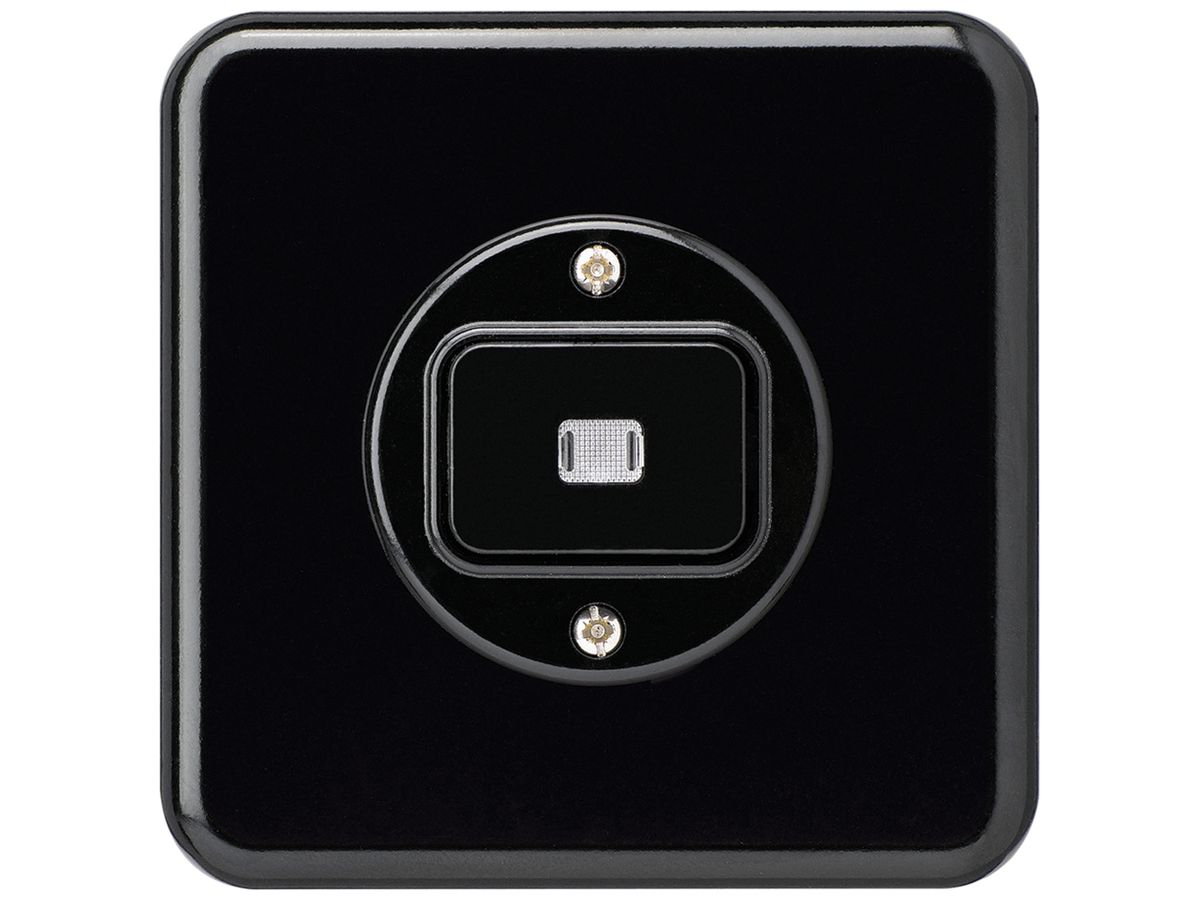 UP-Leuchtdruckschalter basico 3/1 schwarz