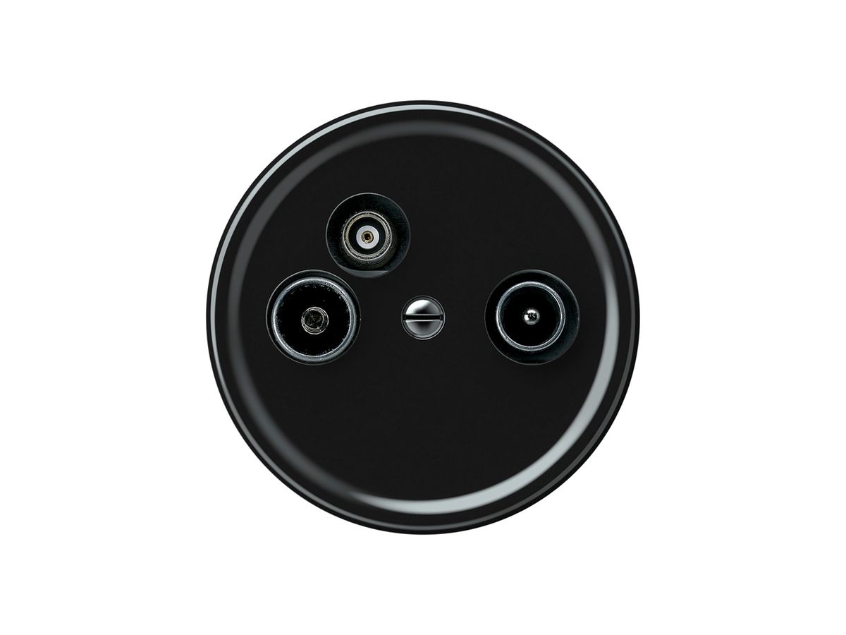 Antennendose TV-R-Daten origin Durchgangsdose 19dB 4dB schwarz