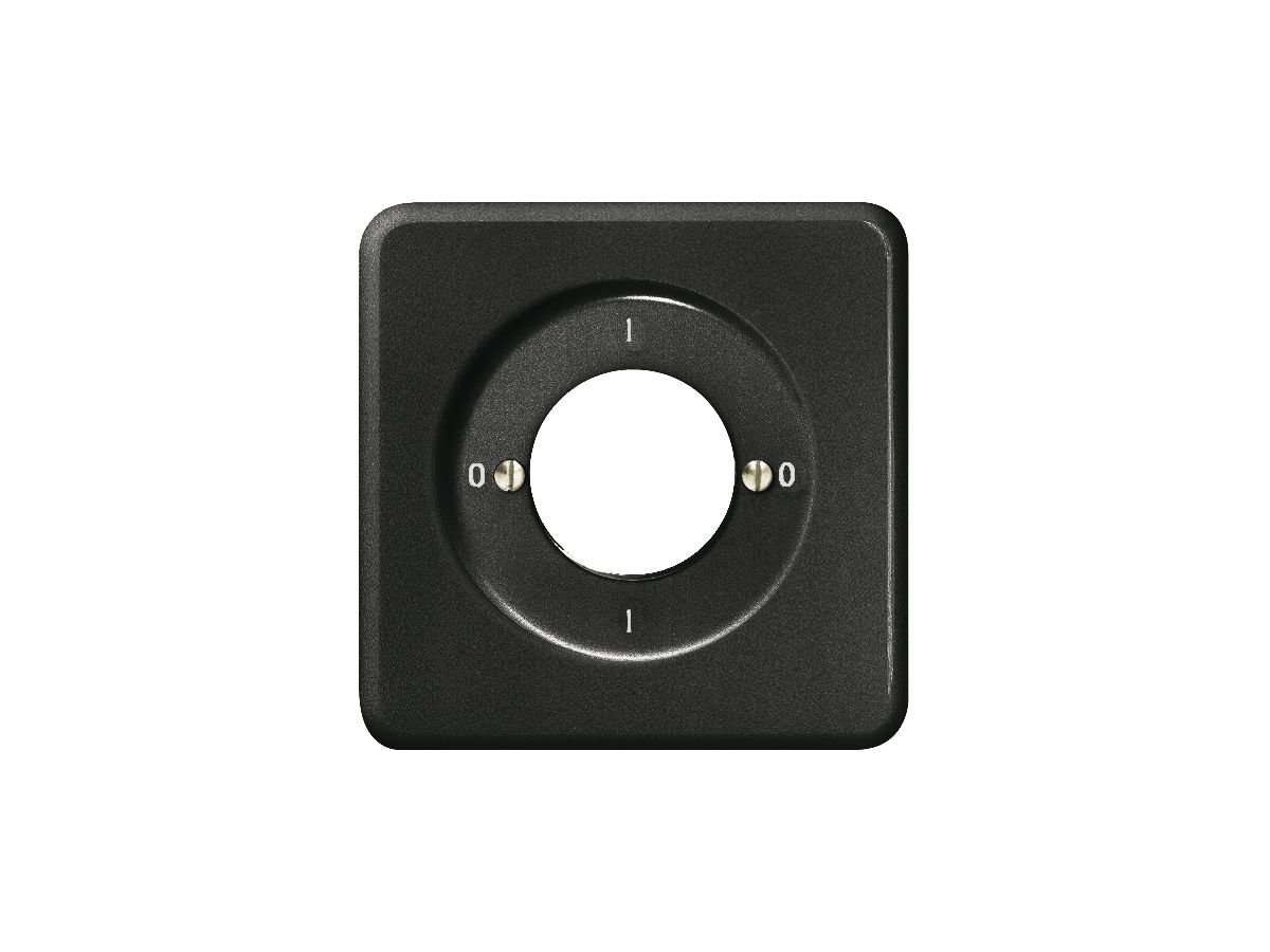 UP-Frontset FH 0-1-0-1 schwarz für Schlüsselschalter
