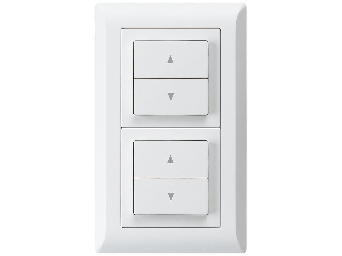 UP-Kombination kallysto.line Gr.I-I vertikal 2×Storenschalter weiss