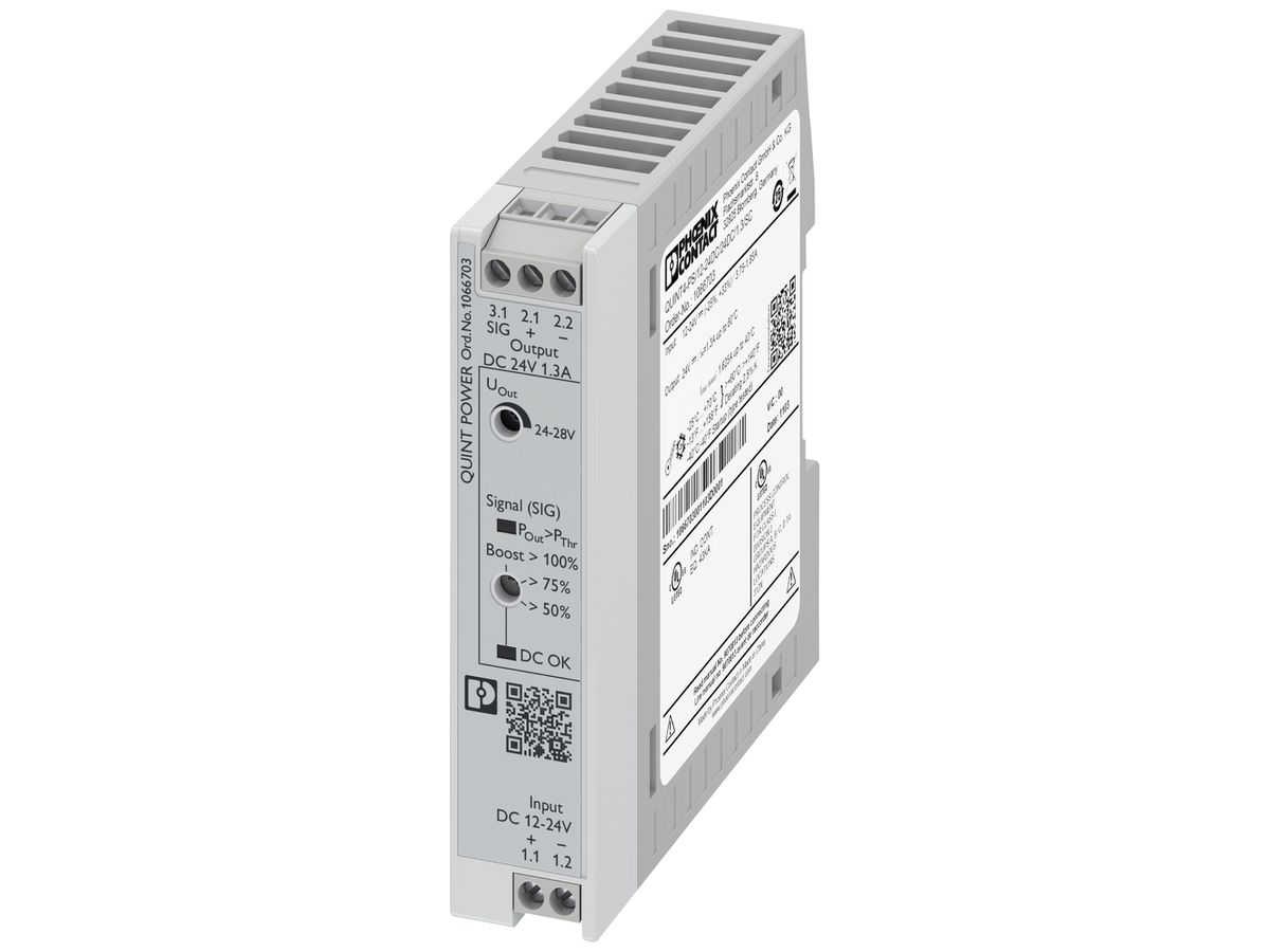 Wandler PX QUINT4-PS/12-24DC/24DC/1.3/SC DC/DC IN 24VDC OUT 24VDC/1.3A