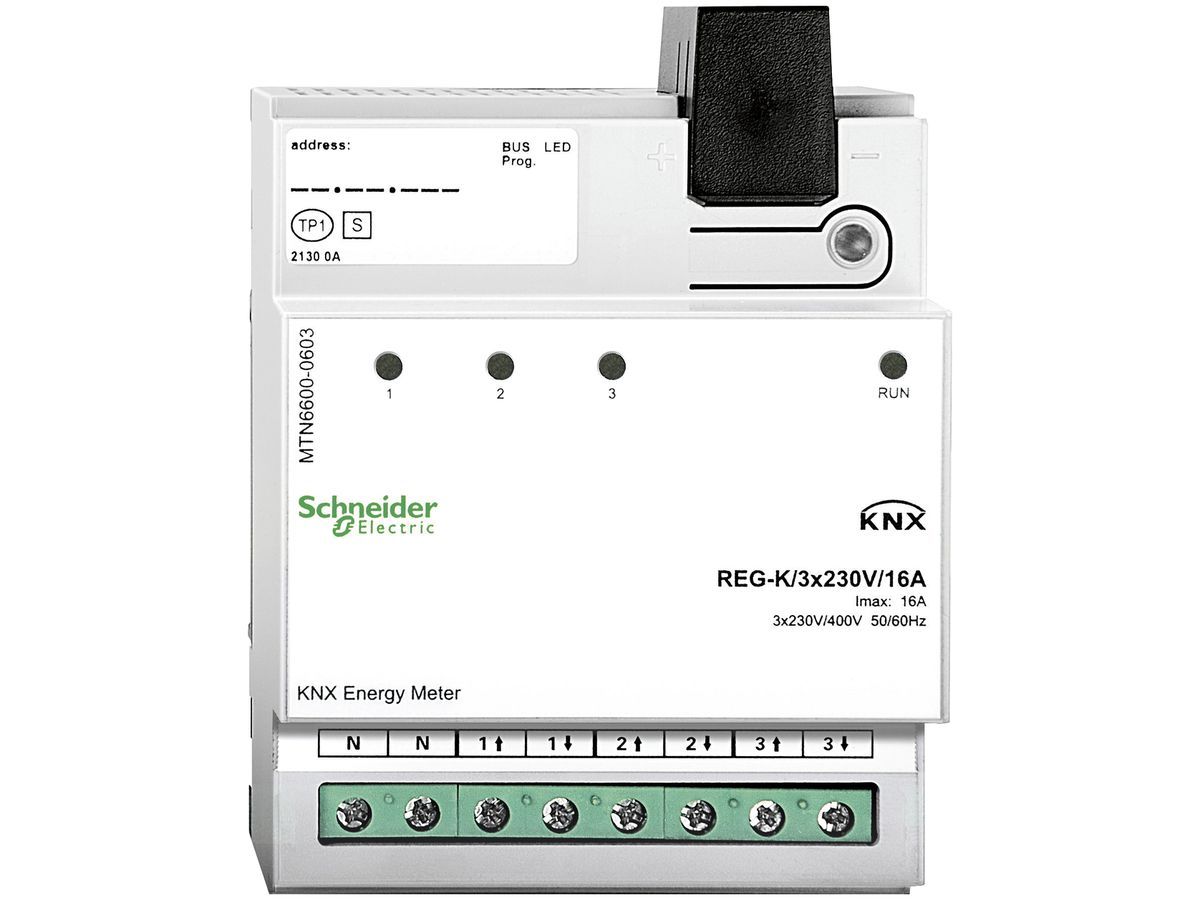 REG-KNX-Energiezähler Schneider Electric 3×230VAC